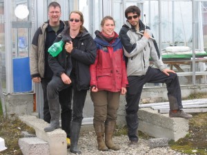 Lise Fivez and the rest of the crew